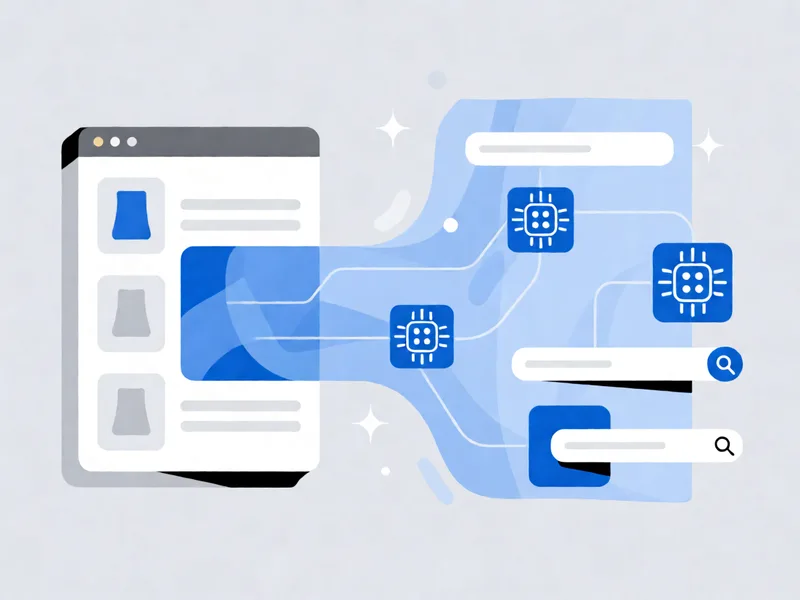 Product catalog data flowing into AI search and discovery systems for e-commerce optimization